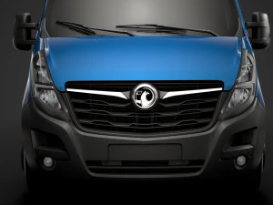 vauxhall movano l2h2 windowvan 2020 3D Model