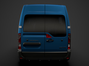 vauxhall movano l2h2 windowvan 2020 3Dモデル