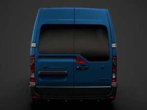 vauxhall movano l2h2 windowvan 2020 3D Model