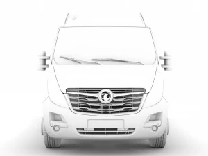 vauxhall movano l2h2 windowvan 2020 3D Model