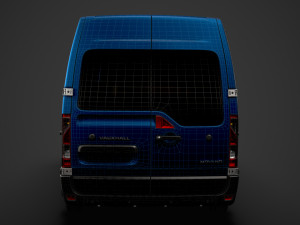 vauxhall movano l2h2 windowvan 2020 3Dモデル
