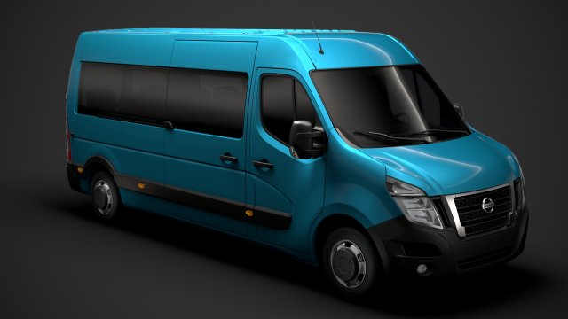nissan nv 400 l3h2 minibus 2020 3D