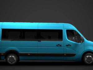 nissan nv 400 l3h2 minibus 2020 3D Model