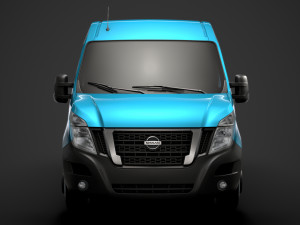 nissan nv 400 l3h2 minibus 2020 Modello 3D