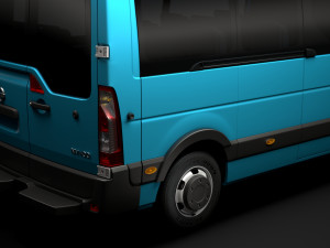 nissan nv 400 l3h2 minibus 2020 Modello 3D