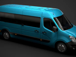 nissan nv 400 l3h2 minibus 2020 3D Model