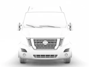 nissan nv 400 l3h2 minibus 2020 3D Model