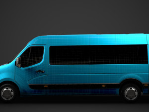 nissan nv 400 l3h2 minibus 2020 Modello 3D