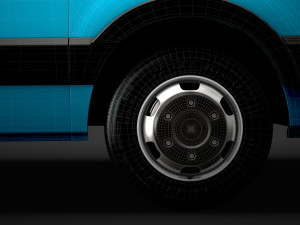 nissan nv 400 l3h2 minibus 2020 Modello 3D