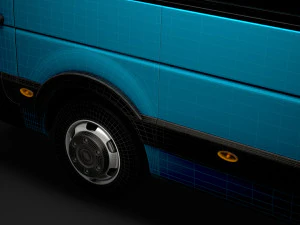 nissan nv 400 l3h2 minibus 2020 3D Model