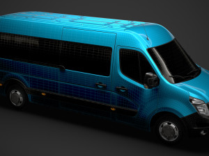 nissan nv 400 l3h2 minibus 2020 Modello 3D