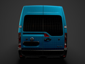 nissan nv 400 l3h2 minibus 2020 Modello 3D