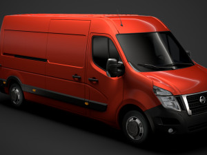 nissan nv 400 l3h2 van 2020 3D Model