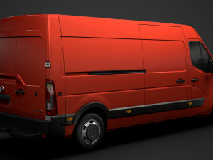 nissan nv 400 l3h2 van 2020 3D मॉडल