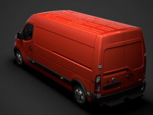 nissan nv 400 l3h2 van 2020 3D मॉडल
