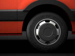 nissan nv 400 l3h2 van 2020 3D मॉडल