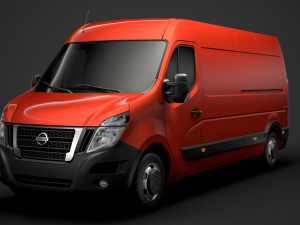 nissan nv 400 l3h2 van 2020 3D मॉडल