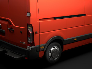 nissan nv 400 l3h2 van 2020 3D मॉडल
