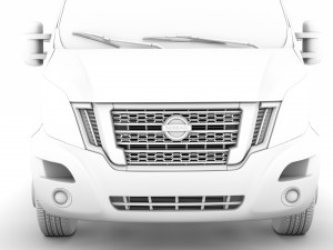 nissan nv 400 l3h2 van 2020 3D मॉडल