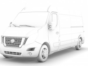 nissan nv 400 l3h2 van 2020 3D मॉडल