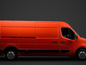 nissan nv 400 l3h2 van 2020 3D मॉडल