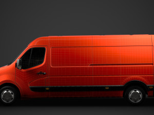 nissan nv 400 l3h2 van 2020 3D मॉडल