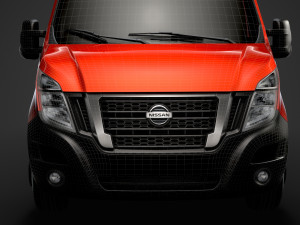 nissan nv 400 l3h2 van 2020 3D मॉडल