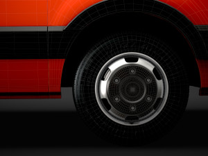 nissan nv 400 l3h2 van 2020 3D मॉडल