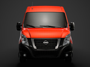 nissan nv 400 l3h2 van 2020 3D मॉडल