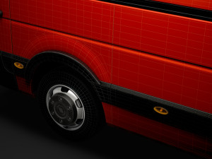 nissan nv 400 l3h2 van 2020 3D मॉडल