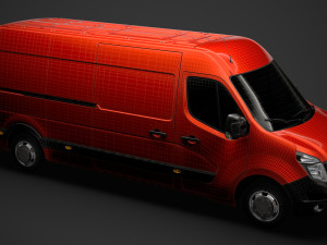 nissan nv 400 l3h2 van 2020 3D मॉडल