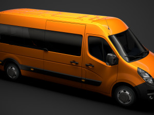 opel movano l3h2 minibus 2020 3D 模型