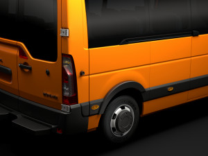 opel movano l3h2 minibus 2020 Modello 3D