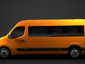 opel movano l3h2 minibus 2020 Modello 3D
