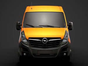 opel movano l3h2 minibus 2020 Modello 3D