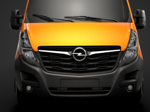 opel movano l3h2 minibus 2020 Modello 3D