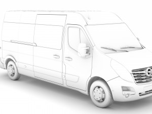 opel movano l3h2 minibus 2020 Modello 3D