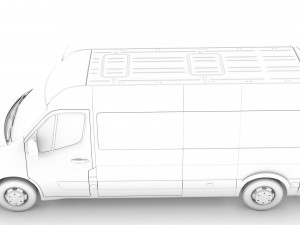 opel movano l3h2 minibus 2020 Modello 3D