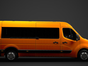 opel movano l3h2 minibus 2020 Modello 3D