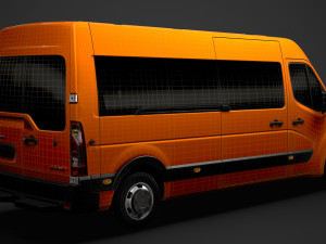opel movano l3h2 minibus 2020 Modello 3D