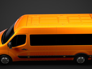 opel movano l3h2 minibus 2020 Modello 3D