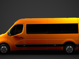 opel movano l3h2 minibus 2020 Modello 3D