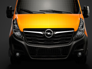 opel movano l3h2 minibus 2020 Modello 3D