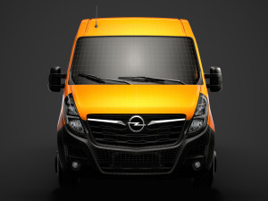 opel movano l3h2 minibus 2020 Modello 3D