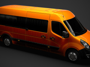 opel movano l3h2 minibus 2020 Modello 3D