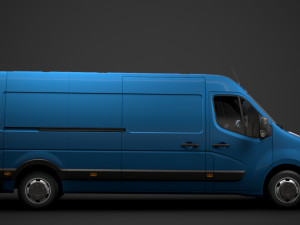 opel movano l3h2 van 2020 Model 3D
