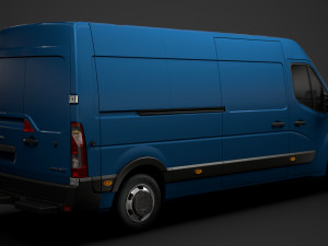 opel movano l3h2 van 2020 Model 3D