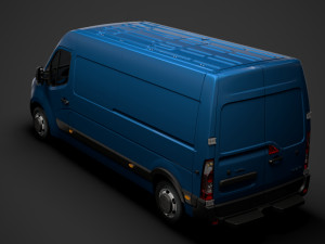 opel movano l3h2 van 2020 Model 3D