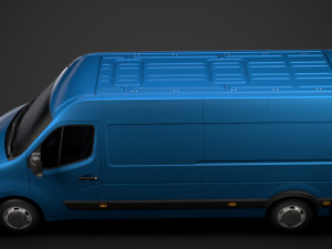 opel movano l3h2 van 2020 Model 3D