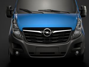 opel movano l3h2 van 2020 Model 3D